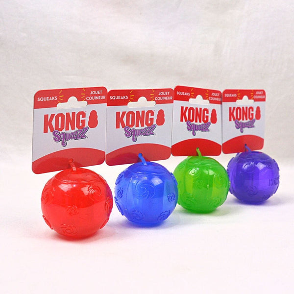KONG PSB2 Mainan Anjing Squeezz Ball Medium Purple Dog Toy Tidak ada merek 