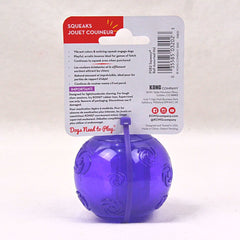 KONG PSB2 Mainan Anjing Squeezz Ball Medium Purple Dog Toy Tidak ada merek 