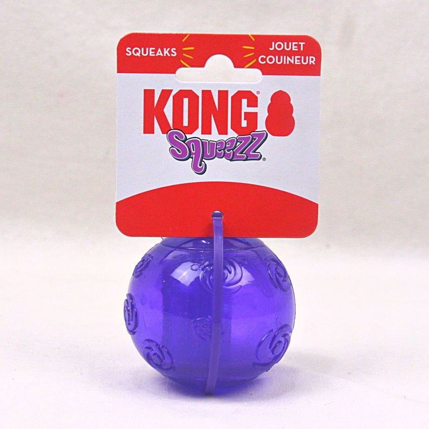 KONG PSB2 Mainan Anjing Squeezz Ball Medium Purple Dog Toy Tidak ada merek 