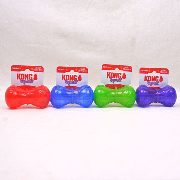 KONG PSD3 Mainan Anjing Squeezz Dumbbell Small Green Dog Toy Tidak ada merek 