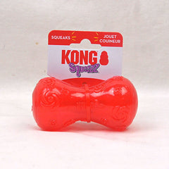 KONG PSD3 Mainan Anjing Squeezz Dumbbell Small Red no type Tidak ada merek 