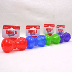 KONG PSD3 Mainan Anjing Squeezz Dumbbell Small Red no type Tidak ada merek 