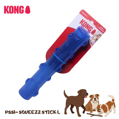 KONG PSS1 Mainan Anjing Squeezz Stick Large Blue Dog Toy Tidak ada merek 