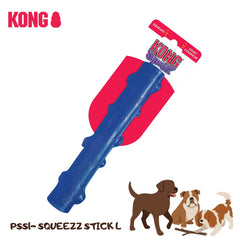 KONG PSS1 Mainan Anjing Squeezz Stick Large Blue Dog Toy Tidak ada merek 