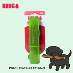 KONG PSS2 Mainan Anjing Squeezz Stick Medium Green Dog Toy Tidak ada merek 