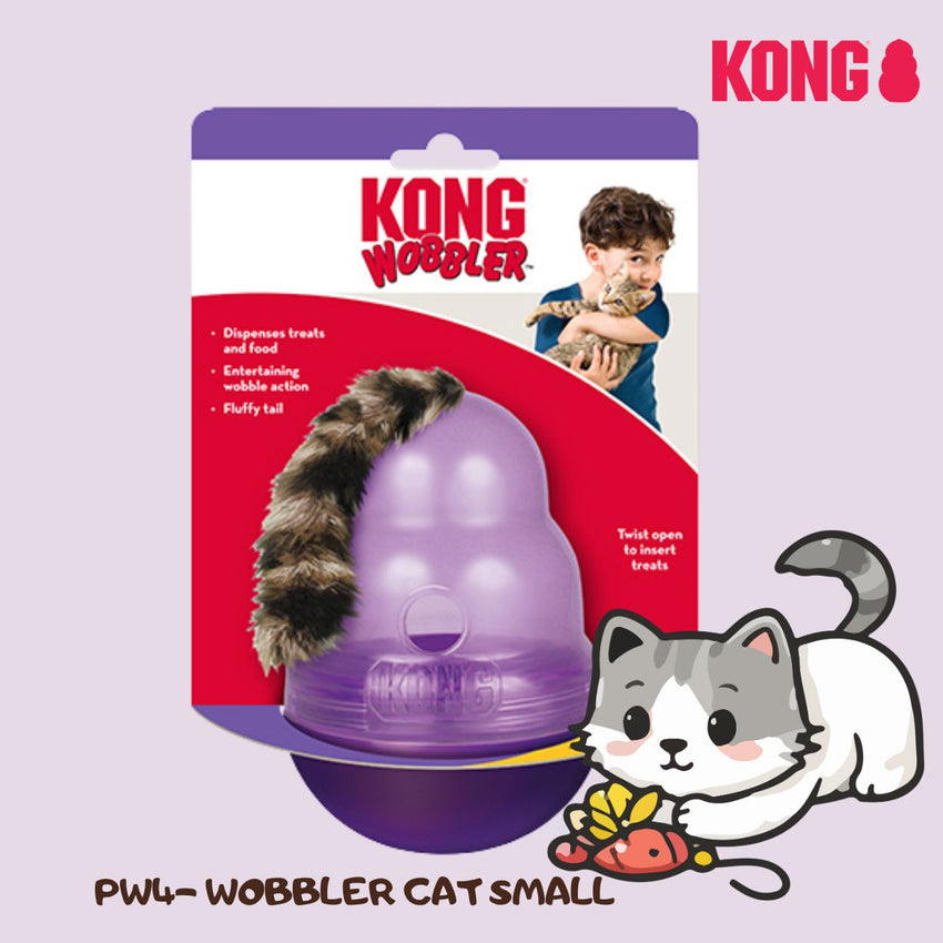 KONG PW4 Mainan Kucing Cat Wobbler Small no type Tidak ada merek 