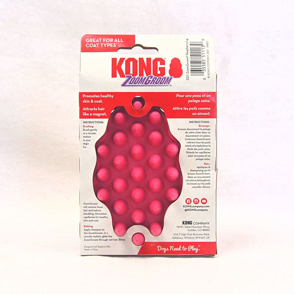 KONG ZG1 Sikat Mandi ZOOMGROOM Raspberry Large no type Tidak ada merek 
