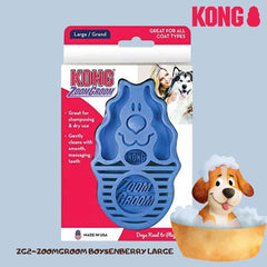 KONG ZG2 Sikat Mandi ZOOMGROOM Boysenberry Large no type Tidak ada merek 