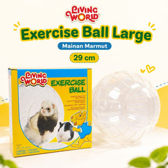 LIVINGWORLD Mainan Marmut Exercise Ball Large 29cm no type Tidak ada merek 