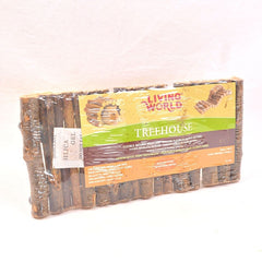 LIVINGWORLD Rumah Hamster Treehouse Real Wood Logs Small no type Tidak ada merek 
