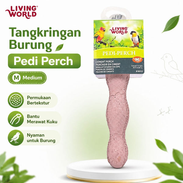 LIVINGWORLD Tangringan Burung Pedi Perch Medium no type Tidak ada merek 