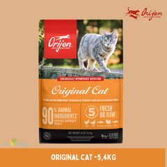 Makanan Kucing Premium ORIJEN Dry food Cat and Kitten 5,4kg no type Tidak ada merek 