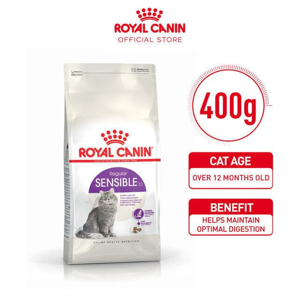 Makanan Kucing Sensitif ROYAL CANIN Sensible 400gr no type Tidak ada merek 