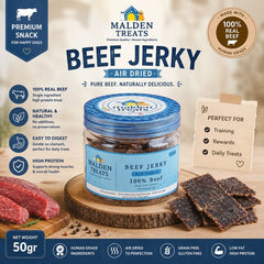 MALDENTREATS Snack Anjing Beef Jerky 50gr no type Tidak ada merek 