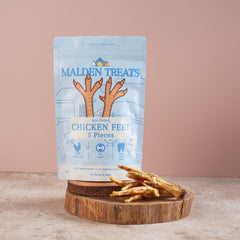 MALDENTREATS Snack Anjing Chicken Feet 5pcs no type Tidak ada merek 