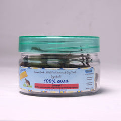 MALDENTREATS Snack Anjing Dehydrated Quail 10 pcs Jar no type Tidak ada merek 