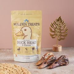 MALDENTREATS Snack Anjing Duck Head 3pcs no type Tidak ada merek 