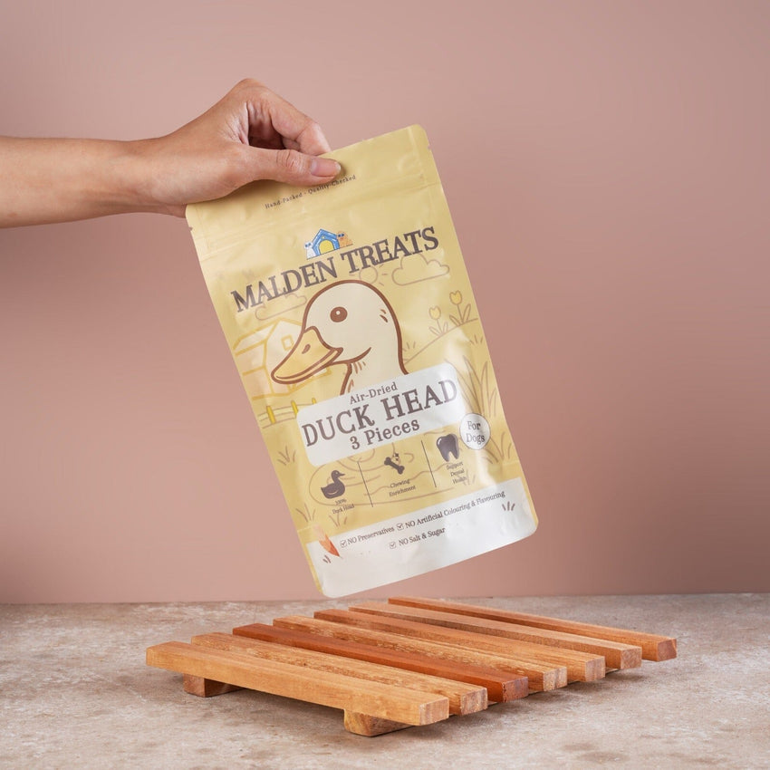 MALDENTREATS Snack Anjing Duck Head 3pcs no type Tidak ada merek 