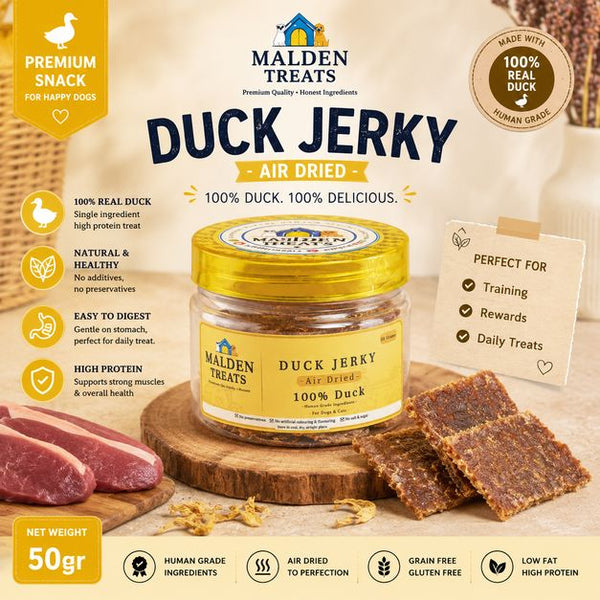 MALDENTREATS Snack Anjing Duck Jerky 50gr no type Tidak ada merek 
