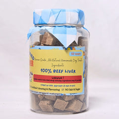 MALDENTREATS Snack Anjing Freeze Dried Beef Liver 50gr Dog Snack Maldentreats 