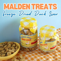 MALDENTREATS Snack Anjing Freeze Dried Duck Liver 30gr Dog Snack Maldentreats 