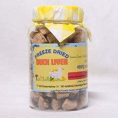 MALDENTREATS Snack Anjing Freeze Dried Duck Liver 50gr Dog Snack Tidak ada merek 