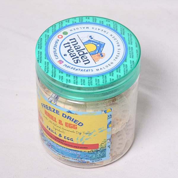 MALDENTREATS Snack Anjing Freeze Dried Krill and Egg 60gr Dog Snack Maldentreats 