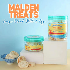 MALDENTREATS Snack Anjing Freeze Dried Krill and Egg 60gr Dog Snack Maldentreats 
