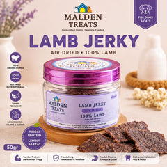 MALDENTREATS Snack Anjing Lamb Jerky 50gr no type Tidak ada merek 