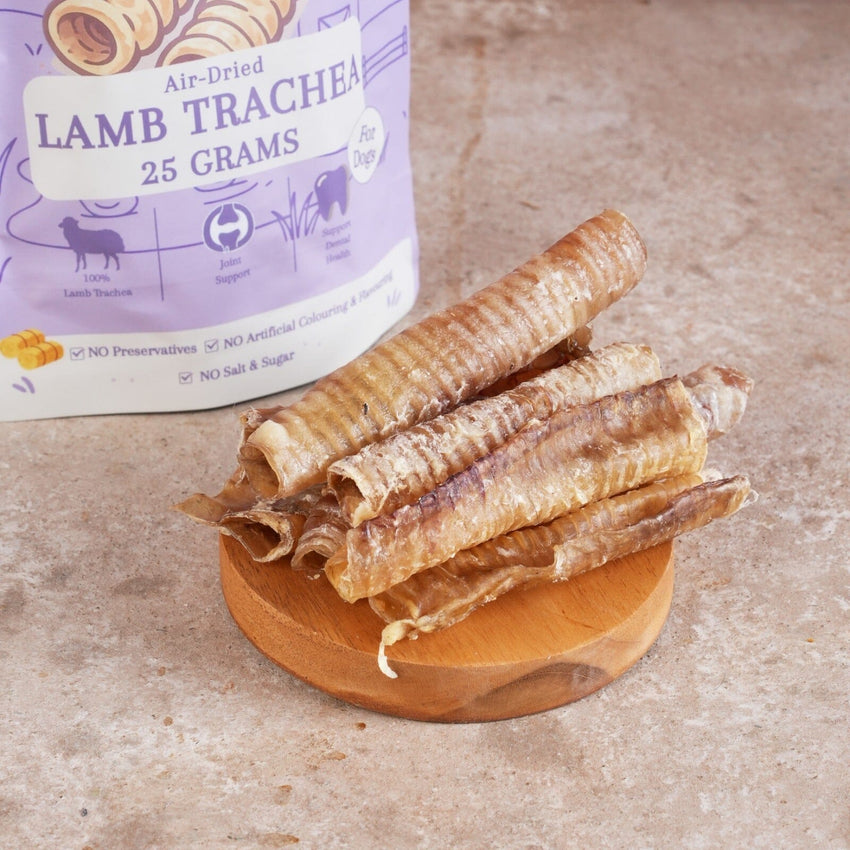 MALDENTREATS Snack Anjing Lamb Trachea 25gr Dog Snack Tidak ada merek 