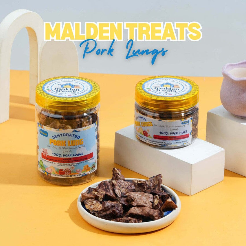MALDENTREATS Snack Anjing Pork Lungs 25gr no type Tidak ada merek 