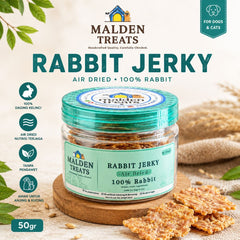 MALDENTREATS Snack Anjing Rabbit Jerky 50gr no type Tidak ada merek 
