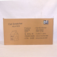 MAME Rumah Kucing Cat Sratcher Milk Box Blue Cat Toy Pet Republic Indonesia 
