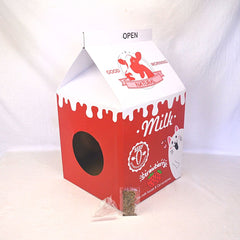 MAME Rumah Kucing Cat Sratcher Milk Box Red Cat Toy Pet Republic Indonesia 