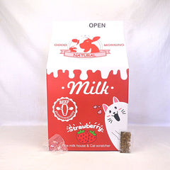 MAME Rumah Kucing Cat Sratcher Milk Box Red Cat Toy Pet Republic Indonesia 