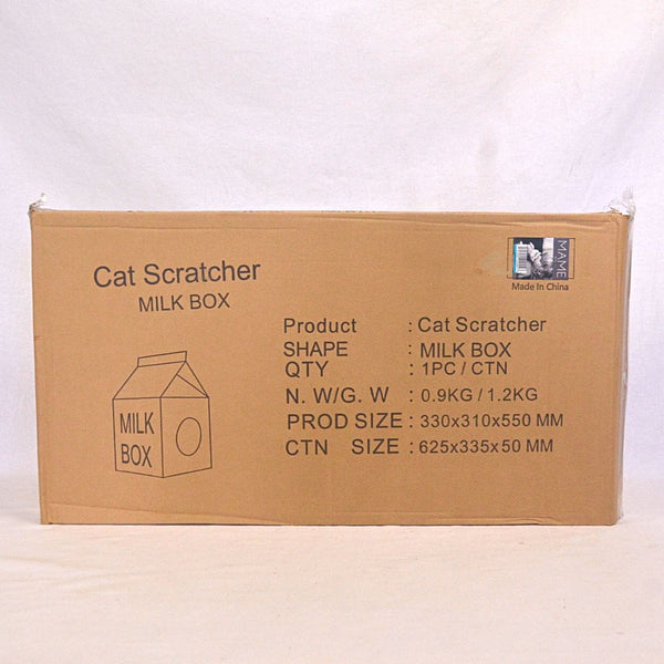 MAME Rumah Kucing Cat Sratcher Milk Box Yellow Cat Toy Pet Republic Indonesia 