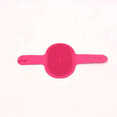 MAME Sikat Mandi Grooming Rubber Brush Pink 12x9cm Grooming Tools Mame 