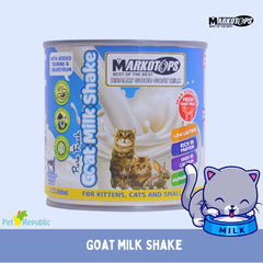 MARKOTOPS Goat Milk Shake 100% 400ml Hobi & Koleksi > Perawatan Hewan > Makanan & Vitamin Hewan markotops 
