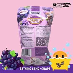 MARKOTOPS Pasir Hamster Bathing Sand GRAPE 1KG no type Tidak ada merek 