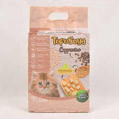 MARKOTOPS Pasir Kucing TOFU Soya Cat Litter Cappucino 7L no type Markotops 