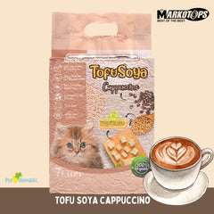 MARKOTOPS Pasir Kucing TOFU Soya Cat Litter Cappucino 7L no type Markotops 