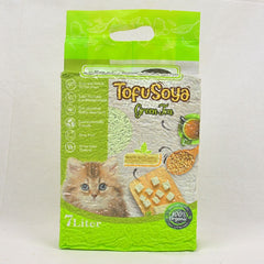 MARKOTOPS Pasir Kucing Tofu Soya Cat Litter GREENTEA 7L no type Markotops 