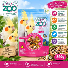 MEGAZOO Makanan Burung Cockatiels Food Vita Care 350g no type Tidak ada merek 