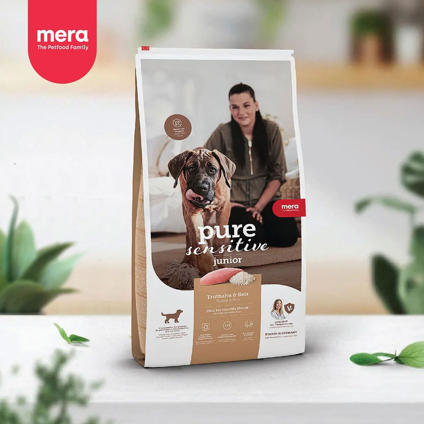 MERA Makanan Anjing Pure Sensitive Junior Turkey and Rice 1kg no type Tidak ada merek 