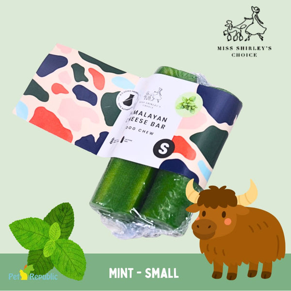 Miss Shierly's Choice Snack Anjing Himalayan Cheese Bar Mint Small Dog Dental Snack Miss Shierly's Choice 