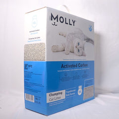 MOLLY Pasir Kucing Activated Carbon Cat Litter 10L Cat Sanitation Molly 