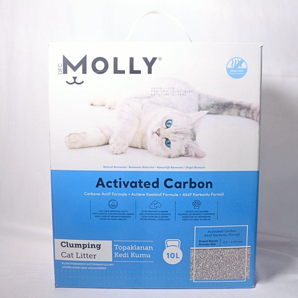 MOLLY Pasir Kucing Activated Carbon Cat Litter 10L Cat Sanitation Molly 
