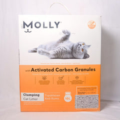 MOLLY Pasir Kucing Activated Carbon Granules Cat Litter 10L Cat Sanitation Molly 