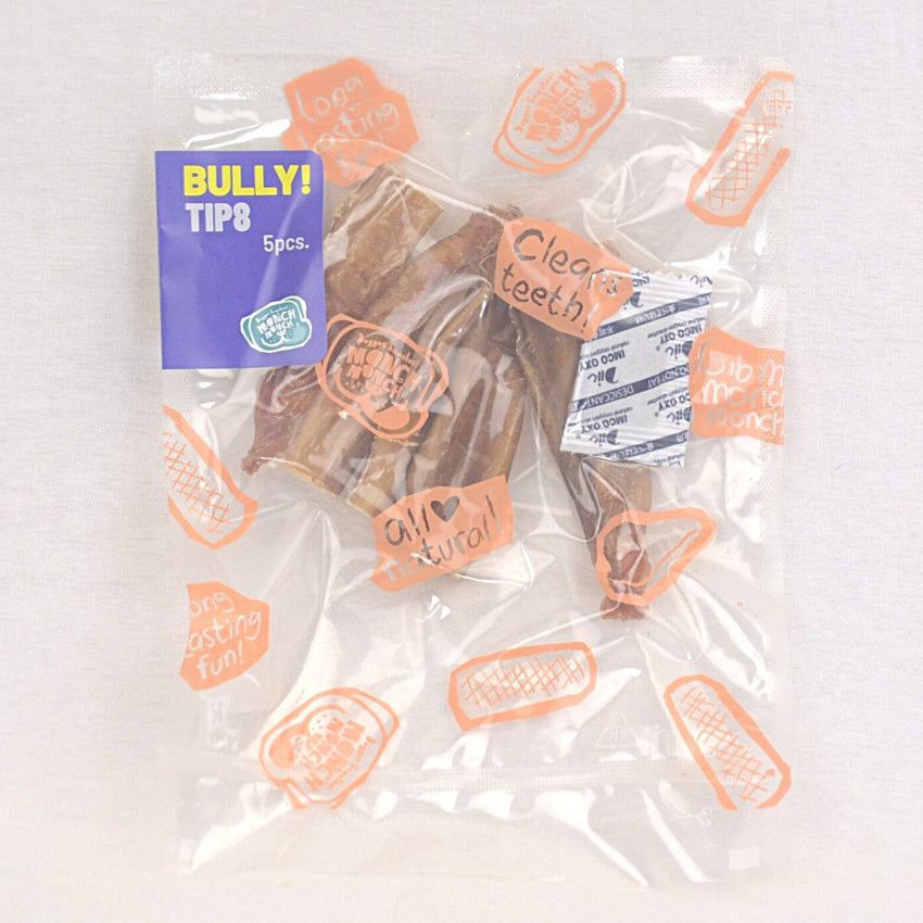 MONCHMONCH Dog Treats Bully Tip 8 5pcs Dog Snack Monch Monch 