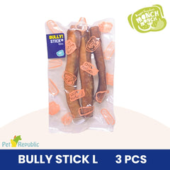 MONCHMONCH Snack Anjing Bully Stick Large 3pcs no type Tidak ada merek 
